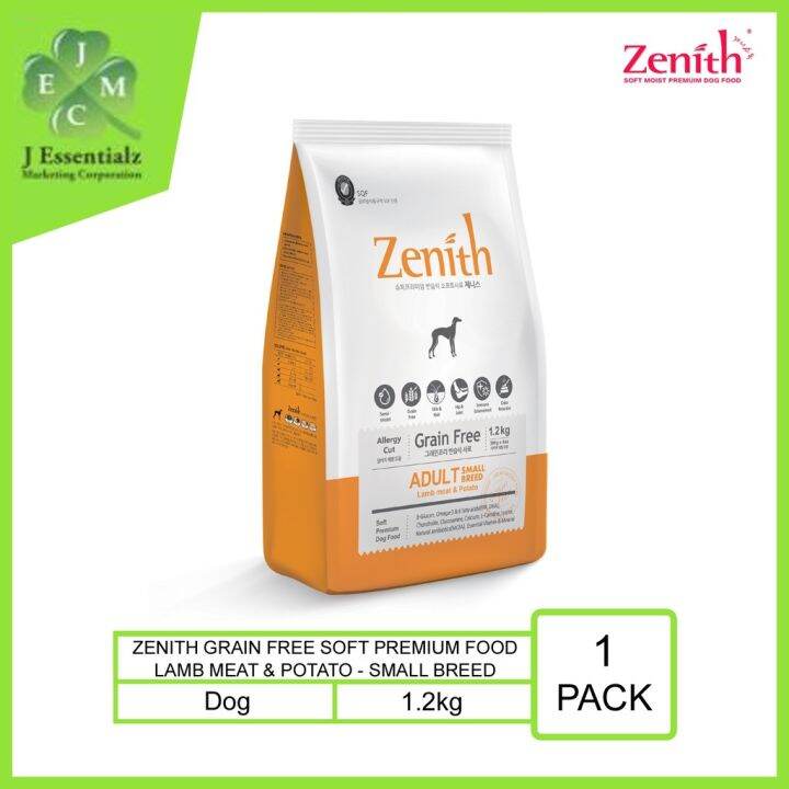Zenith GrainFree Soft Moist Dog Food Lamb Meat Potato (Small Breed) 1