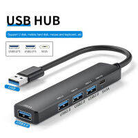 Pureone USB Laptop Docking Station 5 In 1 Multiport USB3.0/2.0 5V USB-C Plug And Play High Speed Type-C USB 3.0 Hub Adapter สำหรับโทรศัพท์ USB Hub 5