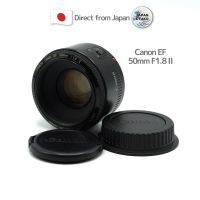 [ใช้เป็นภาษาญี่ปุ่น] เลนส์กล้องถ่ายรูป Canon EF 50มม. F/ 1.8 Ⅱ Af/mf วางจำหน่ายในญี่ปุ่น1990