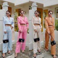 ✻✣☋ lyer crop set? (550฿ฟรี่ง) ทำตามคำเรียกร้องลูกค้า กับ ชุดเซ็ตูทเอาใจาวชิค เื้อครอปูทคอปกแขนยาว