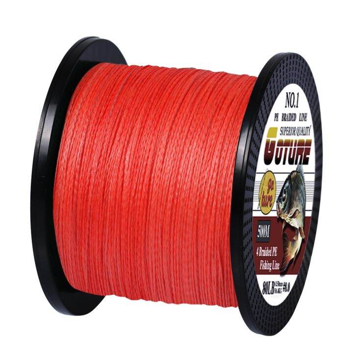 goture-500m-547yards-pe-braided-fishing-line-multifilament-4-strands-cord-for-carp-fishing-8-10-20-30-40-60-80-lb