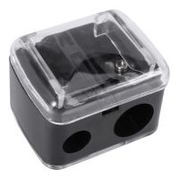 Precision Cosmetic Pencil Sharpener for Eyebrow Eyeliner 2 Holes