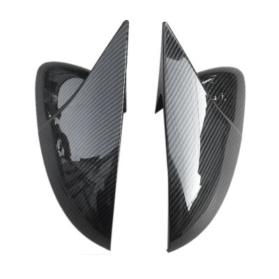 For Scirocco PASSAT Beetle 2009-2018 Carbon Fiber Door Side Wing Rearview Mirror Ox Horn Cover Cap Car Accessories