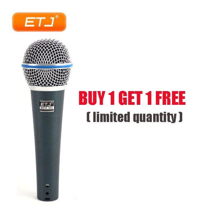 Beta58a Professional Wired Microphone Super Cardioid Microfones Dynamic