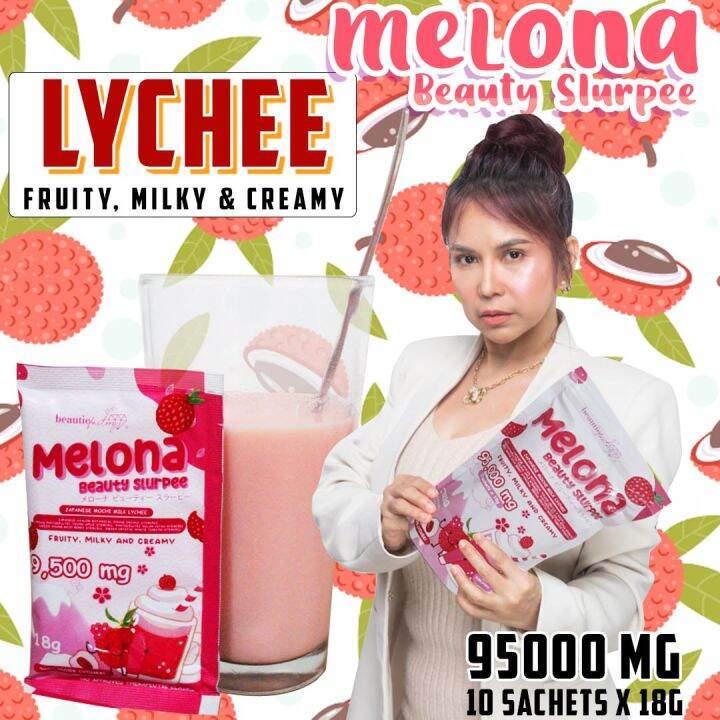 MELONA Beautie Factory (Lychee) Beauty Milk Collagen Drink Beauty Bean
