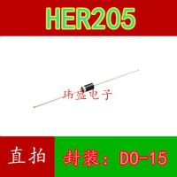 10pcs HER205 2A 400V  DO-15