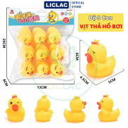 9 PCs cute swimming pool duck down safe ensure low price squeeze pet toy