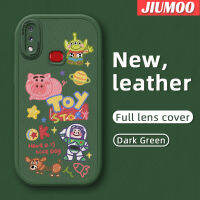 JIUMOO เคสซิลิโคนนิ่มเคสใส่โทรศัพท์หนังกันกระแทกลายของเล่นน่ารักหุ่นยนต์ M11 M01s A10s ปลอกสำหรับ Samsung เคสป้องกันรวมทุกอย่างเลนส์กล้องถ่ายรูป