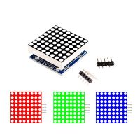 1pcs MAX7219 LED matrix module 7219 Microcontroller driver 1 bit Display 8x8 common cathode 5V red/blue/green with 3pin header