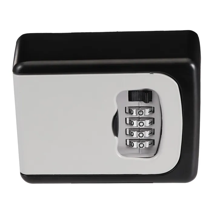 KCASA LK10 4 Digit Combination Lock Box Key Storage Lock Box Wall