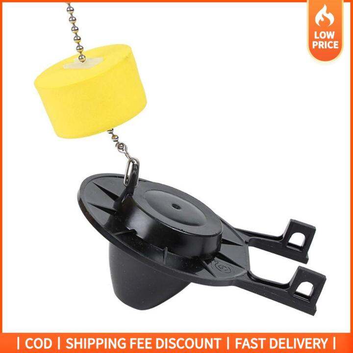 GOOD MOOD BEAUTY 2 Inch Toilet Flapper Yellow Float Black Waterproof