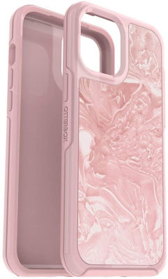 OtterBox Symmetry Clear Series Case for iPhone 12 Pro Max - Shell Shocked (Pink Interference/Iridescent Pink/Shell-Shocked Graphic)