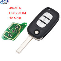 2B 3B Flip Remote Key 433MHz PCF7961M 4A for Lada Granta Kalina Priora Vesta X-RAY XRA Y 2015-2019 TWB1G767