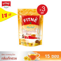 FITNE’ Herbal Tea ฟิตเน่ ชาชงสมุนไพร กลิ่นเก็กฮวย  ขนาด 15 ซอง x 3 ถุง