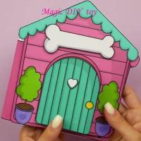 【CC】☾  Puppys Paper Childrens Manual Material Pack Decompress Cure Game Quiet Book Pinch Fun