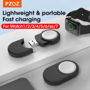 PZOZ Bộ Sạc USB Cho I Watch 2 3 4 5 6 7 SE Bộ Sạc Không Dây Di Động Cho