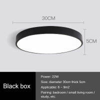 16W 22W 30W LED Ceiling Light Round Panel Light Modern Simple Circular White Warm Lamp Kitchen Bathroom Living Room Lighting