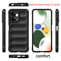 เคสสำหรับ Xiaomi MI Redmi Note12 4G 5G Note12Pro 12 Proplus 12Pro 12S Speed Poco X5Pro PocoX5บวก5G Note12Turbo Poco F5Silicone เคสโทรศัพท์เนื้อนิ่ม TPU สีทึบฝาครอบหลังป้องกันแบบคู่แม่พิมพ์กลม