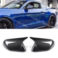 Copertura Specchietto Retrovisore ต่อ Ford Mustang 2015-2023 GT350 GT550 W/o Indicatore Di Direzione ปีกข้างฝากระจกรถรถ