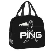 Golf Logo Lunch Bag Portable Thermal Cooler Insulated Lunch Box For Women Kids Work School Picnic Travel Food Tote Bags Towels