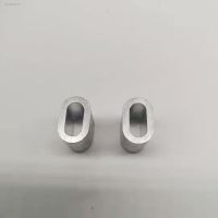 ∈ 100pc Diameter 1.2mm Aluminium Sleeves Oval Single Hole for Crimping Wire Rope