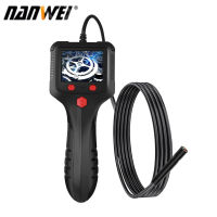 NANWEI P100อุตสาหกรรม Endoscope 5.5มิลลิเมตร1080จุดดิจิตอล Borescope IP67กันน้ำงูขอบเขตกล้องมือถือกล้องตรวจสอบที่มี2.4 Ips หน้าจอ6 L-ED-ไฟ