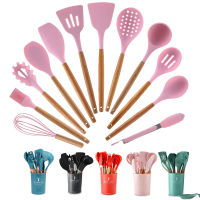 11pcs9pcs Silicone Cooking Utensils Set Non-stick Kitchen Tools Set Kitchenware Cookware Kitchen Accessories Gadgets Appliances