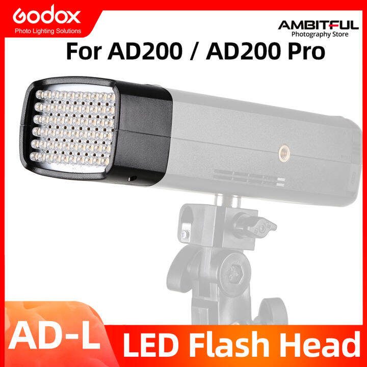 Godox ADL หัวไฟ LED สำหรับ AD200พกพาฟิลเตอร์สีกระเป๋ากลางแจ้งโคมไฟ LED