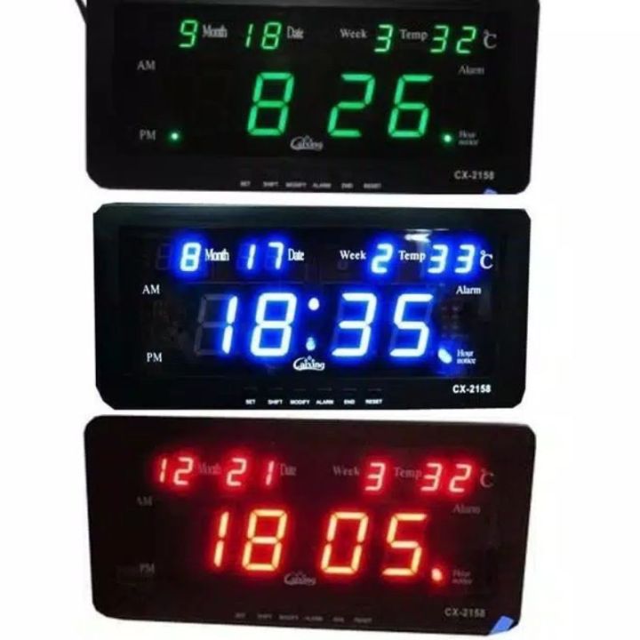 pz-shopนาฬิกาดิจิตอล-cx2158-21-5x10-3x3cm-นาฬิกา-ตั้งโต๊ะ-led-digital-clock-นาฬิกาแขวน-นาฬิกาตั้งโต๊ะ-นาฬิกา-นาฬิกาดิจิตอล-นาฬิกาแขวน-นาฬิกาตั้งโต๊ะ-ดิจิตอล