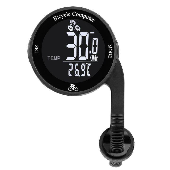Wireless Bike Computer Waterproof Bicycle Odometer Multi Ftional LCD