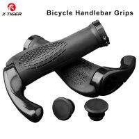 X-TIGER Bicycle Grips Anti-skid Rubber Mountain Horns Bike Grips Aluminum Shock Absorption Bicycle Handlebar Cover Accessorice