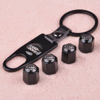 Style High Quality Car Wheel Tyre Air Valve Caps with Key Chain Set for Land Rover hui