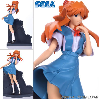 Figure ฟิกเกอร์ งานแท้ 100% Sega จาก Rebuild of Evangelion รีบิวด์ ออฟ อีวานเกเลียน มหาสงครามวันพิพากษา Asuka Langley Soryu โซริว อาสึกะ แลงเลย์ EX School Uniform ชุดนักเรียน Ver Original from Japan Anime อนิเมะ คอลเลกชัน ของขวัญ New Collection โมเดล