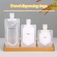 30/50/100ml Portable Travel Bag Cosmetic Lotion Shower Gel Shampoo Travel Portable Small Facial Cleanser Disposable Storage Bags