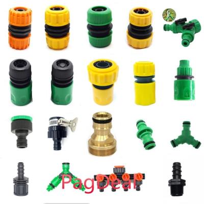 1pc 1/2 3/4 Inch Garden Hose Fitting Quick Connector Male and Female Garden Water Faucet Connect Splitter Adapter Valve
