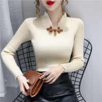 original Uniqlo NEW Apricot bottoming shirt for women autumn and winter long-sleeved 2023 new style fashionable stand-up collar sweater slim fit inner sweater