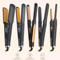 【LZ】✠○♠  Profissional Titanium Titanium Cabelo Straightener Placa De Aquecimento Flat Iron Styling Curling Endireitamento