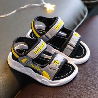 ▧☁✹ Pull back boys sandals 2022 new trendy summer medium and large childrens soft sole non-slip childrens girls baby boys fashion