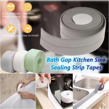 1pc Kitchen Waterproof Adhesive Tape, Mold Proof Wall Stickers, Crevice  Sealant For Sink And Counter, Bathroom And Shower, Mildew Resistant