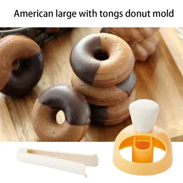 Kitchen Plastic Doughnut Bagel Maker Machine Mold DIY Pastry Bake