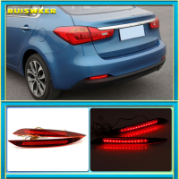 2PCS Car Red Len Led Rear Bumper Reflector For Kia K3 Cerato Forte 2012 2013 2014 2015 2016 LED ke Light Tail Fog Lamp