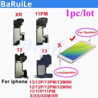 Baruile 1ชิ้นสายเคเบิลยืดหยุ่นสำหรับหูฟังสำหรับ Iphone 11 12 13 Pro Max Mini X XR XS อะไหล่หูฟังลำโพงเสียง