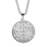 7 Archangel Gabriel Raphael Magic Circle รอบจี้สร้อยคอ Vintage Amulet จี้สแตนเลสเครื่องประดับ Accessories