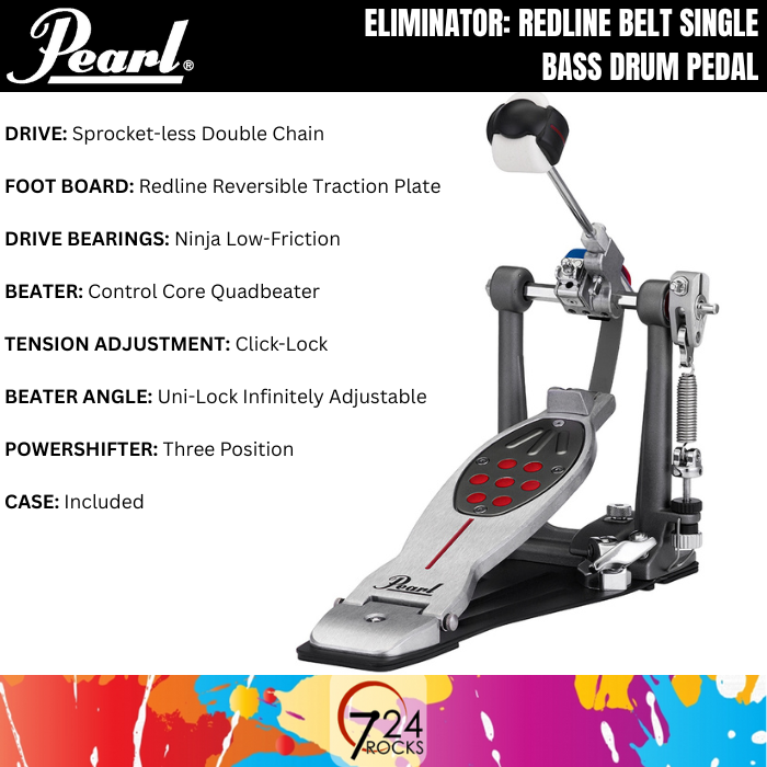 pearl redline bass drum pedal