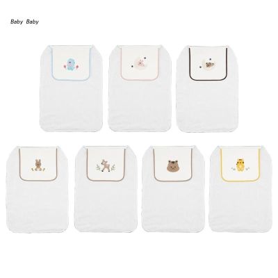 ▲ Q81A Korea Style Baby Sweat Towel 4-layer Newborn Cotton Back Towel Multi-pattern Design Infant Back Towels Back Wet Pad