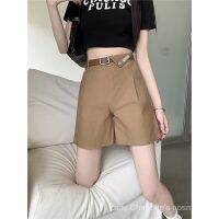 [0723]SDY Summer Design High Waist Stretch Cotton Shorts Womens New Loose A- line Leisure Cargo Pants Small TBWP