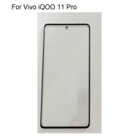 สำหรับ Iqoo 11 Pro กระจกหน้าจอสัมผัสข้างนอกซ่อมเลนส์กระจกด้านหน้าด้านนอกสายเคเบิ้ลยืดหยุ่นสำหรับ Iqoo11 Pro