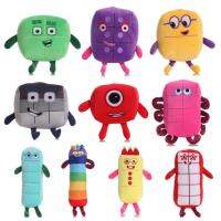 การ์ตูนใหม่ Numberblocks บล็อกตัวเลขของเล่นยัดไส้เพื่อการศึกษาตุ๊กตาผ้ากำมะหยี่ของเล่นเด็กเด็ก