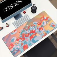 Mousepad อะนิเมะ Mousepad แผ่นรองเมาส์ Kawaii Ponyo อุปกรณ์เกม ตู้เกม โต๊ะคอมพิวเตอร์ แผ่นรองแป้นพิมพ์ คอมพิวเตอร์สำนักงาน