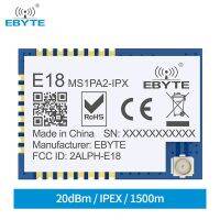 CC2530 Zigbee Modul Nirkabel RF SMD IPEX Antarmuka 100MW Untuk Rumah Pintar E18-MS1PA2-IPX 20Dbm 1200Mlong Range EBYTE Zigbeemodule